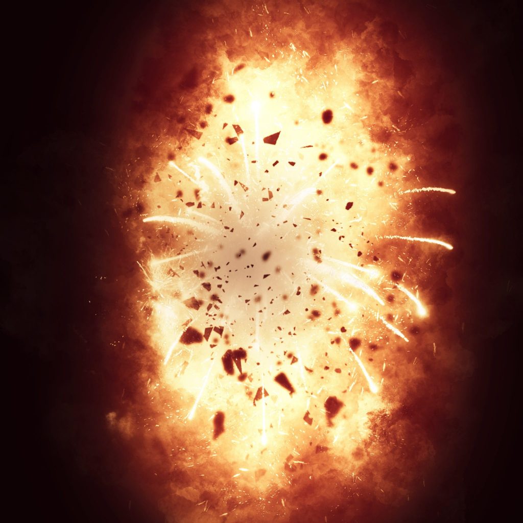 <alt="fiery explosion of colour">